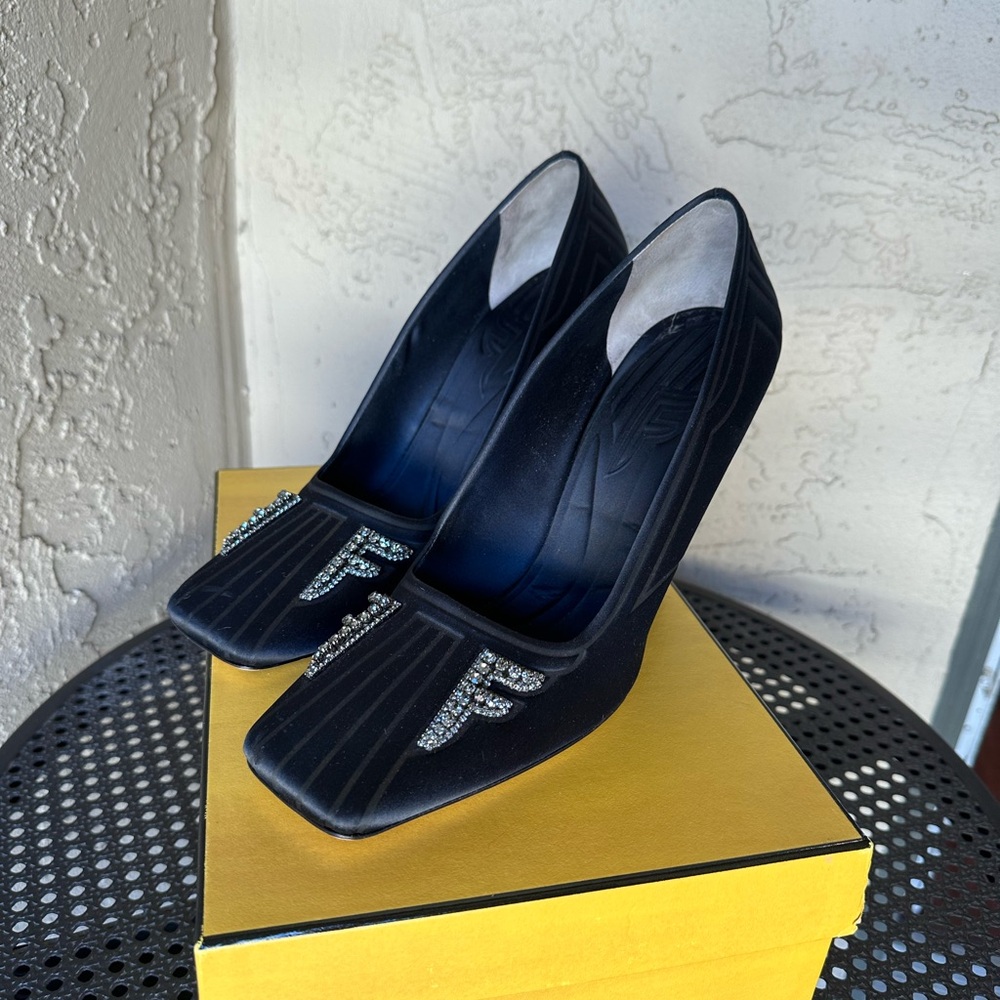 Fendi Black Women's Heels (Size 41)